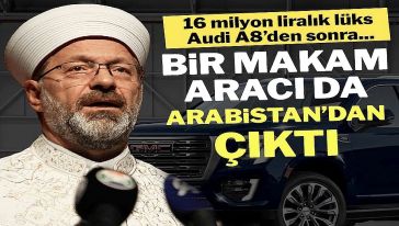 Yoksulu 'sabır'a çağıran  Ali Erbaş'ın 'lüks otomobil aşkı!' Mekke'ye taştı! Orada muhafaza ediliyor..!