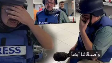 Gazze’deki hastanede yayın yapan muhabir gözyaşlarına boğuldu! 