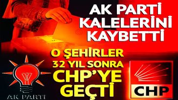 AK Parti kalelerini kaybetti! Kilis'te 2004'ten Konya'da 1992'den sonra bir ilk! Ve 3 kritik ilçe..!
