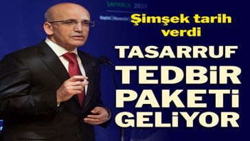 Bakan Mehmet Şimşek, Pazartesi gününü işaret etti! ‘Tasarruf tedbir paketini açıklayacağız…’