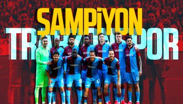 38 yıllık rüya...Trabzonspor, şampiyonluğunu ilan etti...