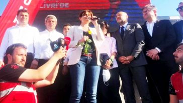 Canan Kaftancıoğlu Silivri Cezaevi önünde: 'Arkadaşlar nerede kalmıştık?'