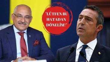 Ali Koç'tan TFF'nin başkan adayı için kritik uyarı! Cumhurbaşkanı Erdoğan'a seslendi!