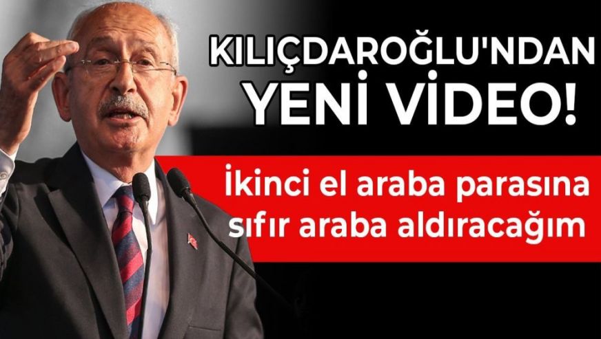 CHP lideri Kılıçdaroğlu'ndan yeni video! 'Bay Kemal olarak sözümdür..!'