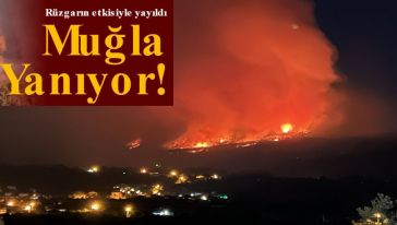 Muğla’nın Ula ilçesinde orman yangını! Alevlere karadan ve havadan müdahale sürüyor...
