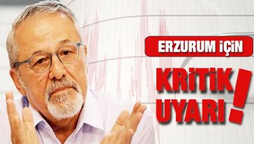 Prof. Dr. Naci Görür'den Erzurum depremi yorumu: 