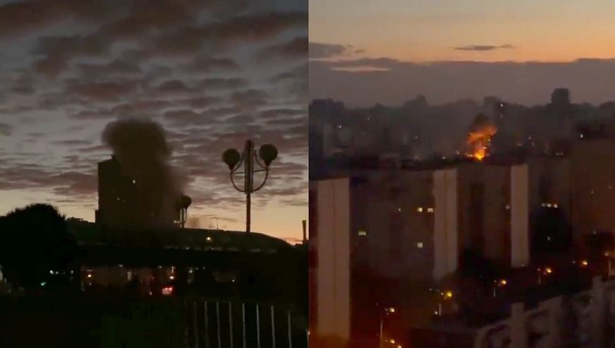 Kiev kâbusa uyandı... Art arda büyük patlamalar!