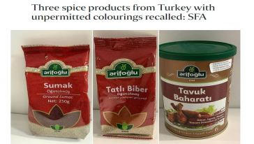 Singapur'da Türk malı baharatlar kanserojen madde nedeniyle toplatıldı!