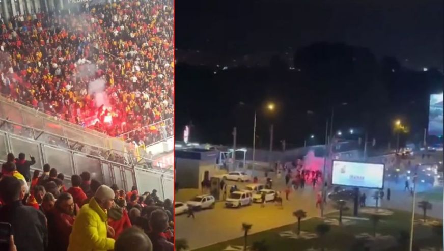 İzmir savaş alanına döndü! Göztepe Altay maçı sonrası sokaklar da karıştı..!