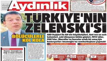 Aydınlık'tan çok konuşulacak 'İmamoğlu' manşeti: "Türkiye'nin Zelenski'si..."
