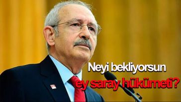 Kılıçdaroğlu'ndan istismar tepkisi: Neyi bekliyorsun ey saray hükümeti?
