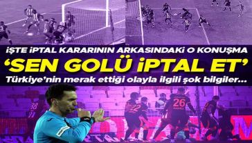 Sivasspor - Galatasaray maçında gündeme oturan gol iptali! 