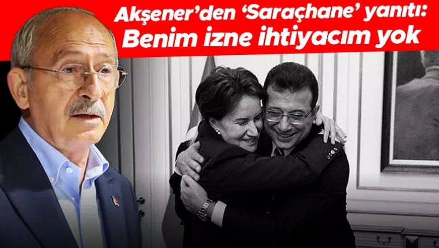 İYİ Parti lideri Akşener'den 'Saraçhane' yanıtı: 