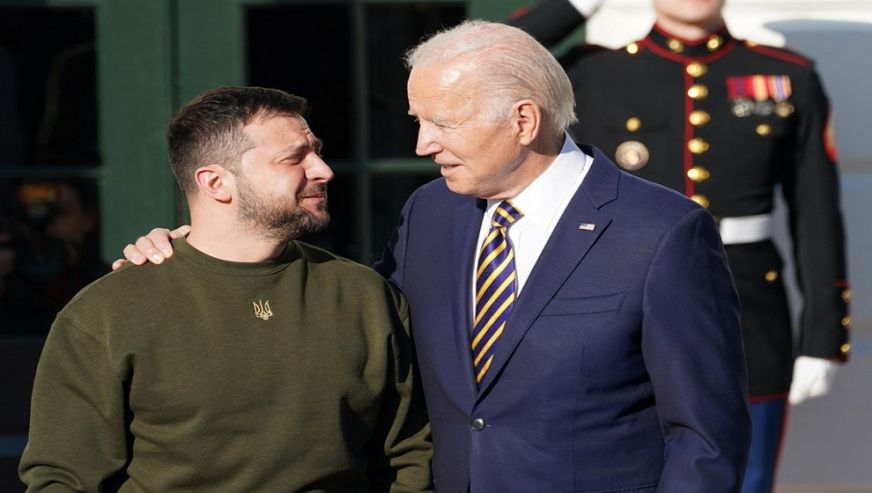Zelensky Washington'da Biden ile buluştu