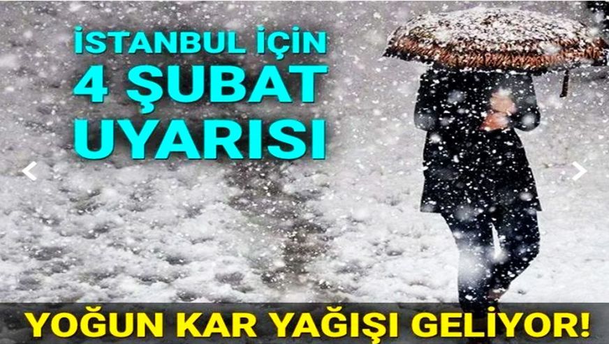 Yoğun kar yağışı geliyor! İstanbul'a ne zaman kar yağacak?