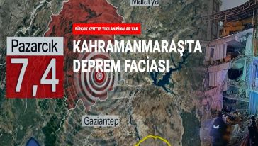 Kahramanmaraş'ta 7.4 büyüklüğünde deprem! Deprem 10 ili vurdu... Uluslararası yardım çağrısı yapıldı! 