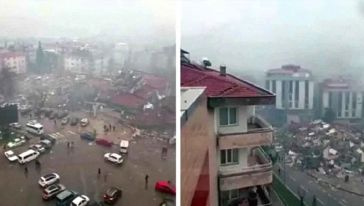 Depremin merkez üssü Maraş havadan görüntülendi!