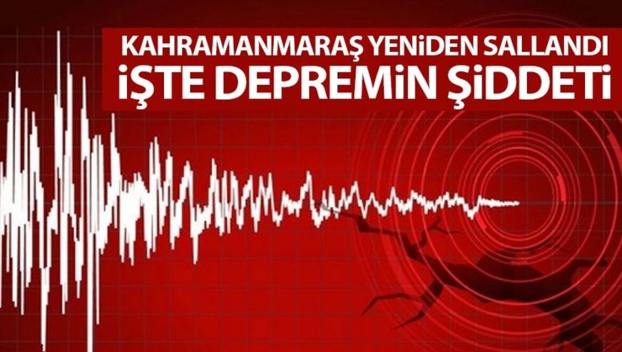 Depremin merkez üssü Kahramanmaraş'ta 5.1 büyüklüğünde artçı meydana geldi!