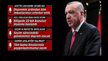 Cumhurbaşkanı Erdoğan: "10 Mart'ta seçim kararı alacağız..!"