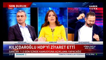 Habertürk'te yayın terk ettiren tartışma! 'Kılıçdaroğlu PKK'nın adayıdır' sözleri sonrası canlı yayını terk etti...