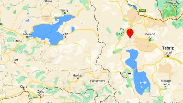İran'ın Türkiye sınırında korkutan deprem...