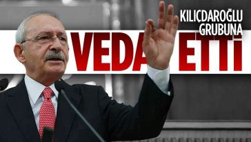 Kemal Kılıçdaroğlu CHP kürsüsüne veda etti: 