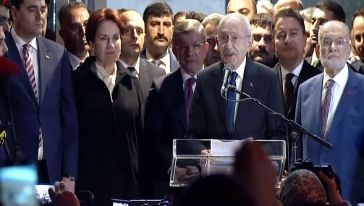 Millet İttifakı'nın Cumhurbaşkanı adayı Kemal Kılıçdaroğlu...