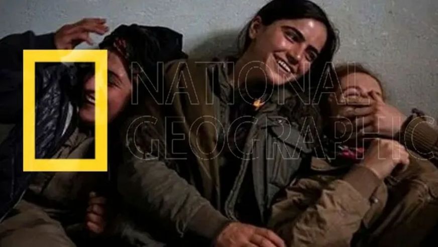 National Geographic'ten skandal paylaşım! Eli kanlı kadın teröristleri kahraman ilan etti...