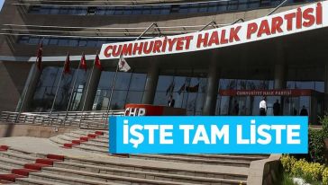CHP'de milletvekili adayları belli oldu! İşte il il CHP milletvekili adayları...