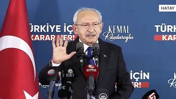 Kılıçdaroğlu Hatay'da konuştu: 