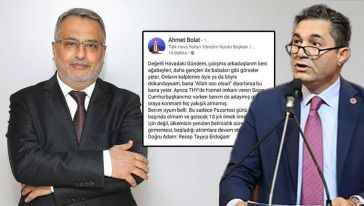 THY Yönetim Kurulu Başkanı Ahmet Bolat, Cumhurbaşkanı Erdoğan'a oy istedi; İYİ Partili Ali Kıdık tepki gösterdi!