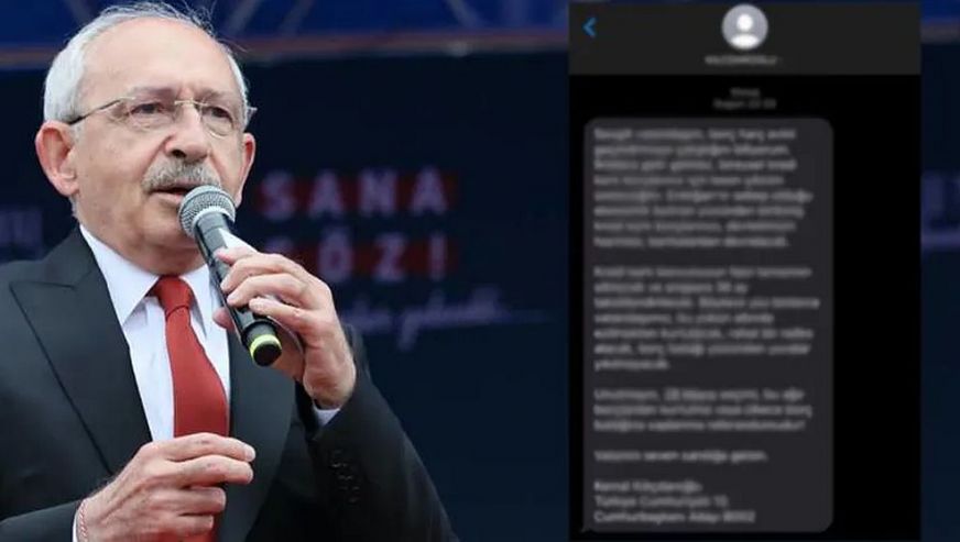 Kemal Kılıçdaroğlu tüm Türkiye'ye SMS gönderdi: 