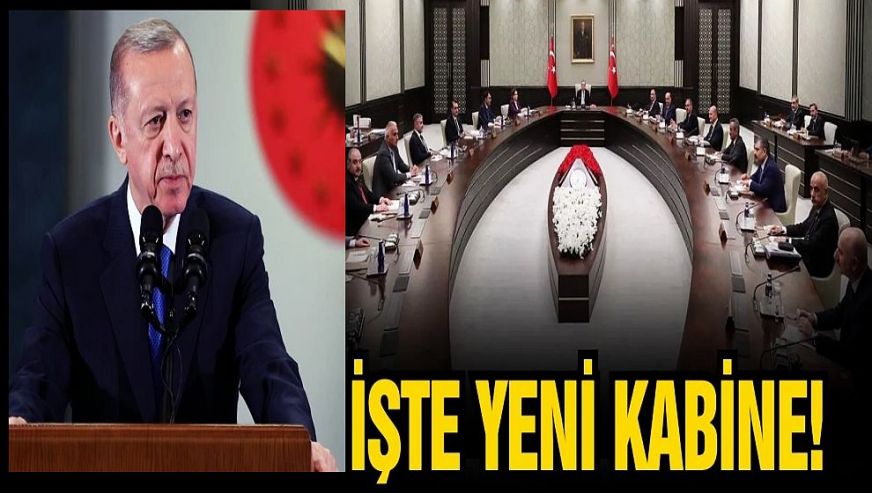 Cumhurbaşkanı Erdoğan merakla beklenen yeni kabineyi açıkladı...