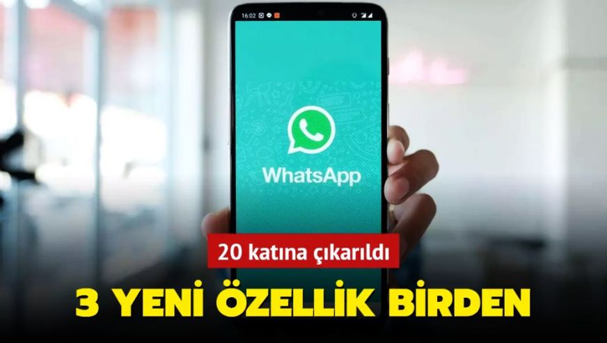 Anlık haberleşme uygulaması WhatsApp, üç yeni özelliğini duyurdu...