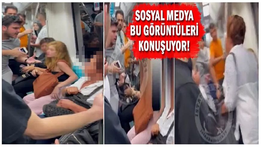 Marmaray'da kaydedildi, savcılık harekete geçti! 'Yanında oturan kadının başörtüsünü,.!'