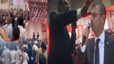 CHP İzmir İl Kongresi'nde yumruklar konuştu! Kılıçdaroğlu sloganları atıldı... Soyer arbedenin arasında kaldı...