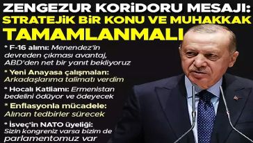 Cumhurbaşkanı Erdoğan'dan 'yeni anayasa' açıklaması: "Kapıları çalacağız, nazlanmaya gerek yok..!"