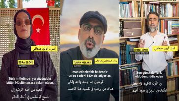 İktidara yakın gazeteciler Türkçe ve Arapça 