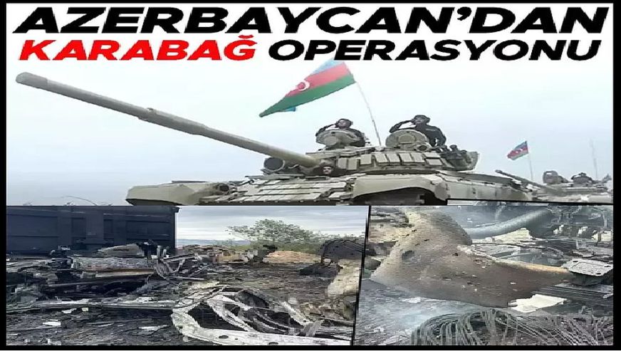 Azerbaycan Karabağ'da antiterör operasyonu başlattı...