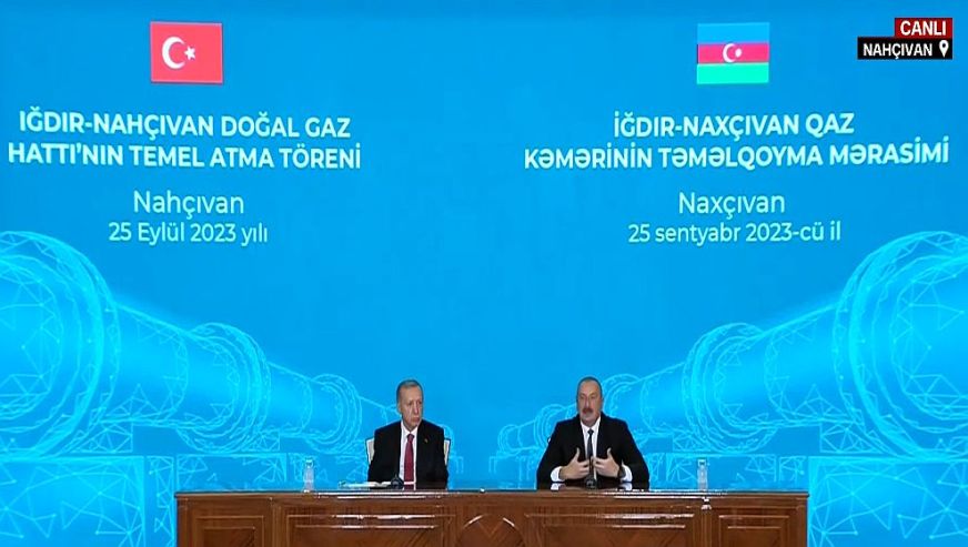 Nahçıvan'da Erdoğan- Aliyev zirvesi... Cumhurbaşkanı Erdoğan: 
