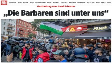 Alman Bild gazetesinden skandal başlık ve fotoğraf: "Barbarlar aramızda..!"