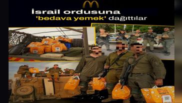 İsrail askerlerine ücretsiz yemek desteği veren McDonald’s’a sosyal medyadan 'boykot' çağrısı..!