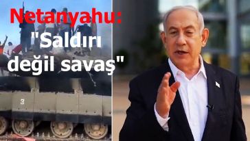 İsrail Başbakanı Netanyahu'dan 'Aksa Tufanı' yorumu: "Saldırı değil savaş..!"