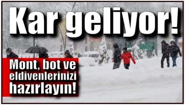 Türkiye'ye lapa lapa kar yağacak! Tarih belli oldu...
