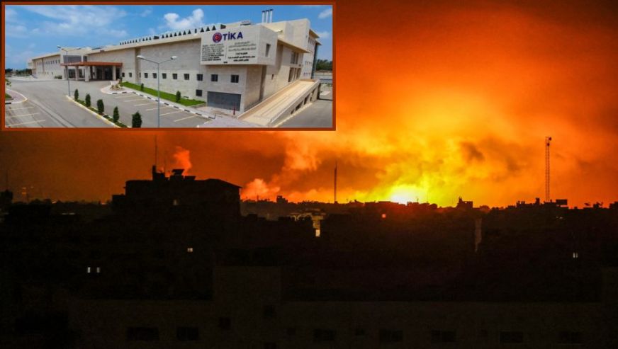Filistin Sağlık Bakanlığı duyurdu...İsrail kanser hastalarını hedef aldı! Türk hastanesi vuruldu!
