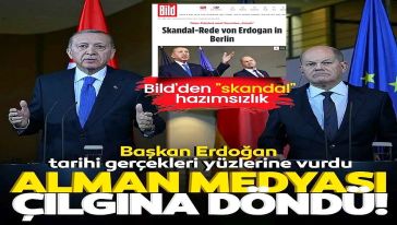 Alman medyasında "skandal" hazımsızlık! Cumhurbaşkanı Erdoğan'ı hedef aldılar: "Erdoğan'ın Scholz'la havuç-sopa oyunu"