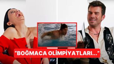 "Boğmaca olimpiyatları..." Kıvanç Tatlıtuğ'un yüzme stili sosyal medyayı salladı!