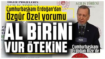 Cumhurbaşkanı Erdoğan'dan Demirtaş ve Kavala'ya selam gönderen Özgür Özel'e sert tepki: "Al birini vur diğerine..!"