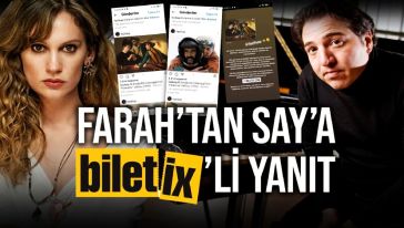 Fazıl Say'ın “Figüran bile olamayacak niteliksizlikte” yorumuna Farah Zeynep'ten Biletix linkli yanıt!