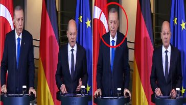 Cumhurbaşkanı Erdoğan, Başbakan Scholz'un 'o' sözlerine kafasını sallayarak güldü! O anlar sosyal medyada gündem oldu!